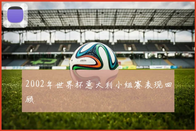 2002年世界杯意大利小组赛表现回顾